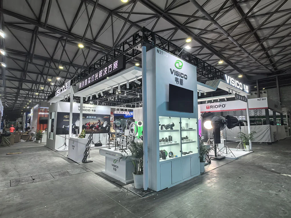 灯光展 108㎡展会设计搭建效果图