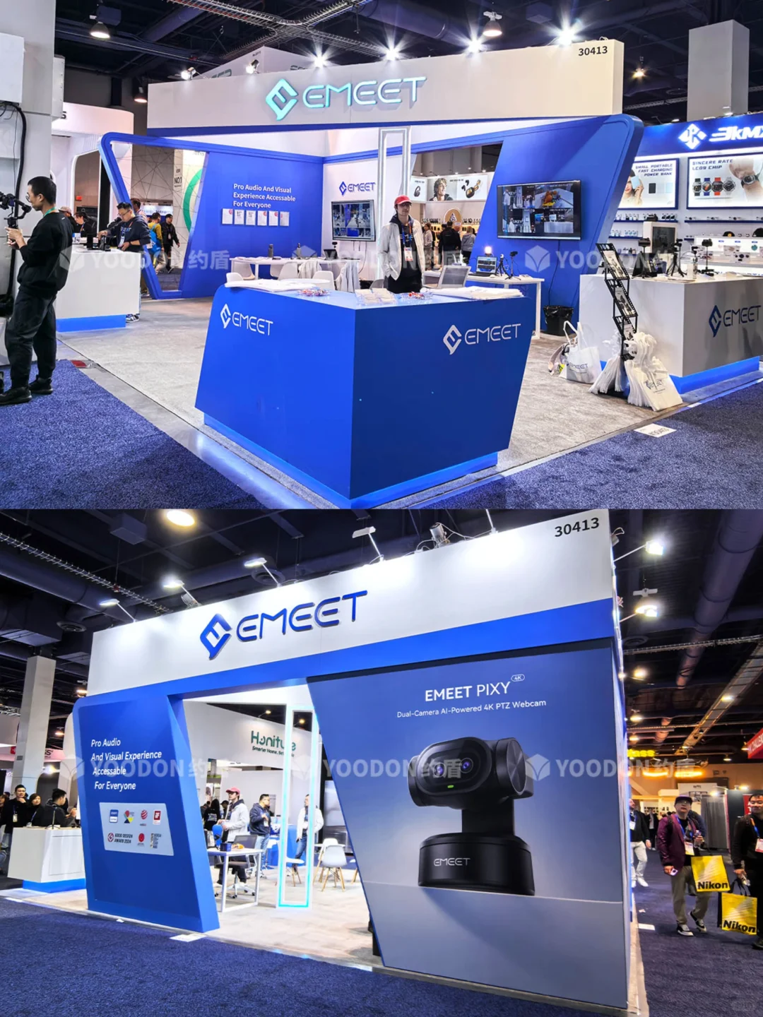 美国CES展会搭建科技感与未来感完美融合！