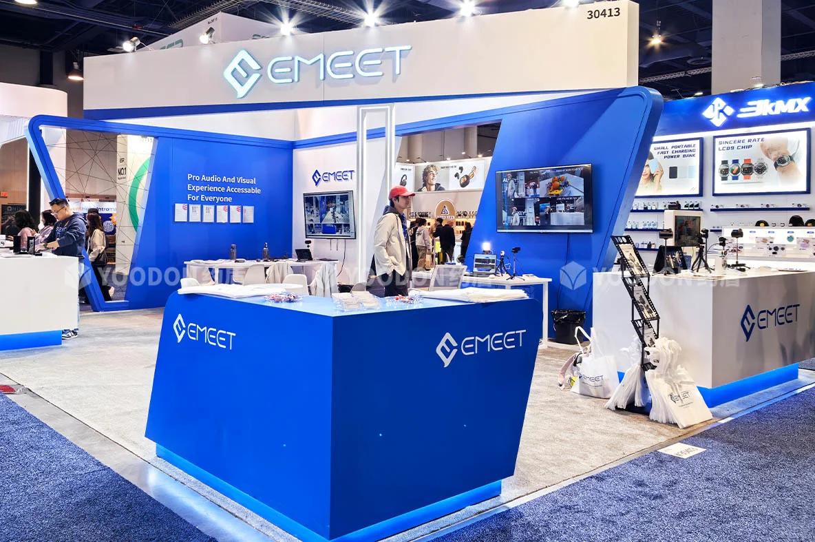 美国CES展会搭建科技感与未来感完美融合！