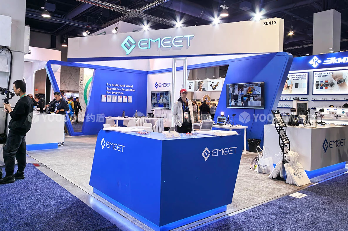 美国CES展会搭建科技感与未来感完美融合！