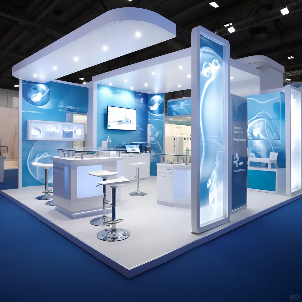 016｜挑战100天100套展台案例｜医疗科技展位