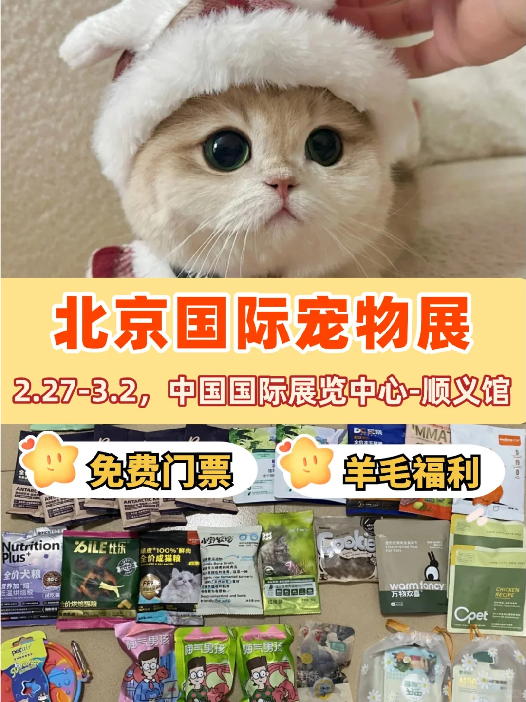北京宠物展薅?毛!免费门票+逛展攻略