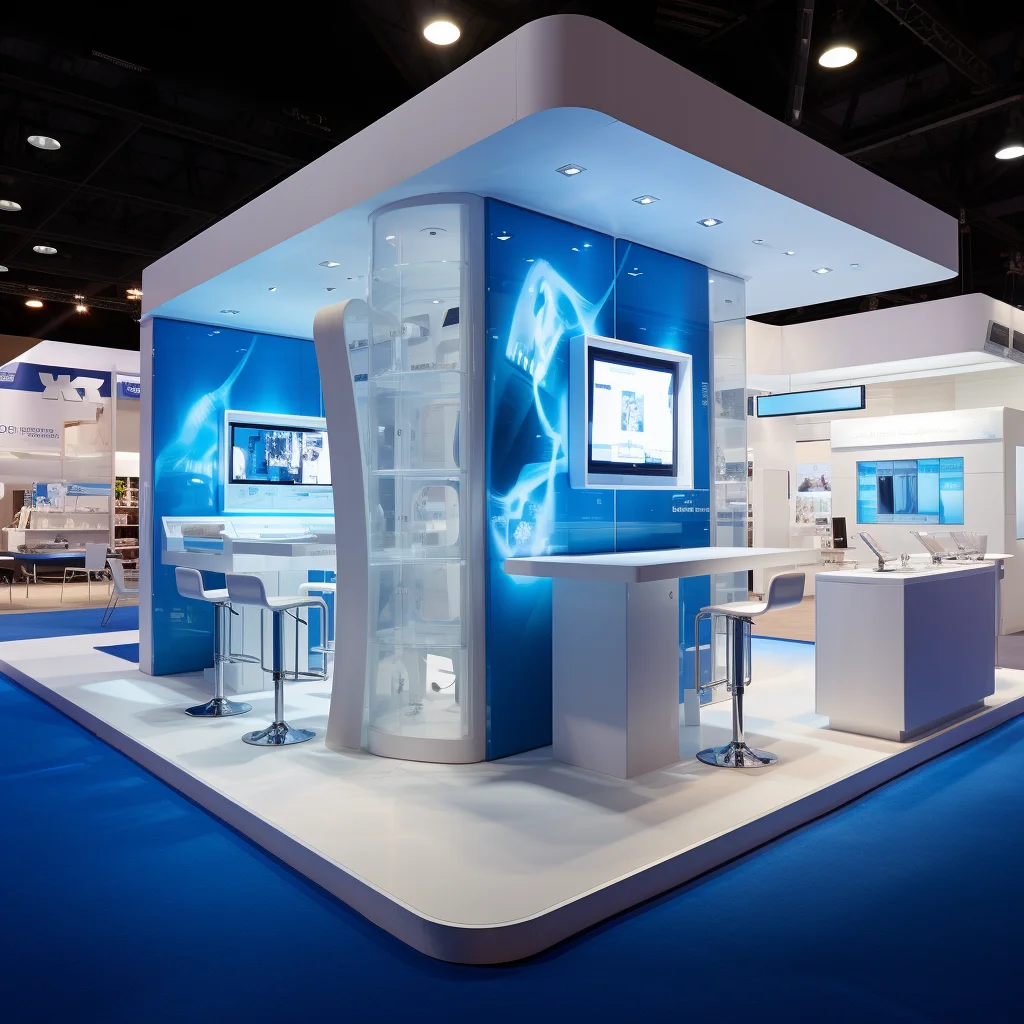 016｜挑战100天100套展台案例｜医疗科技展位