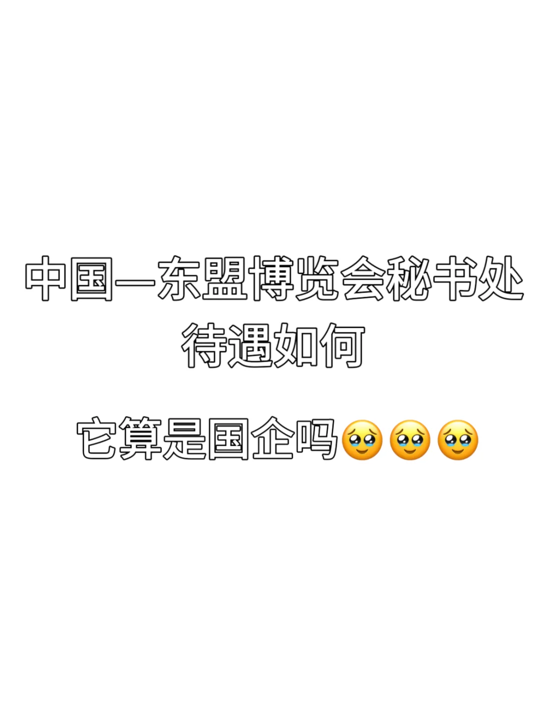 中国—东盟博览会秘书处 这个单位咋样啊