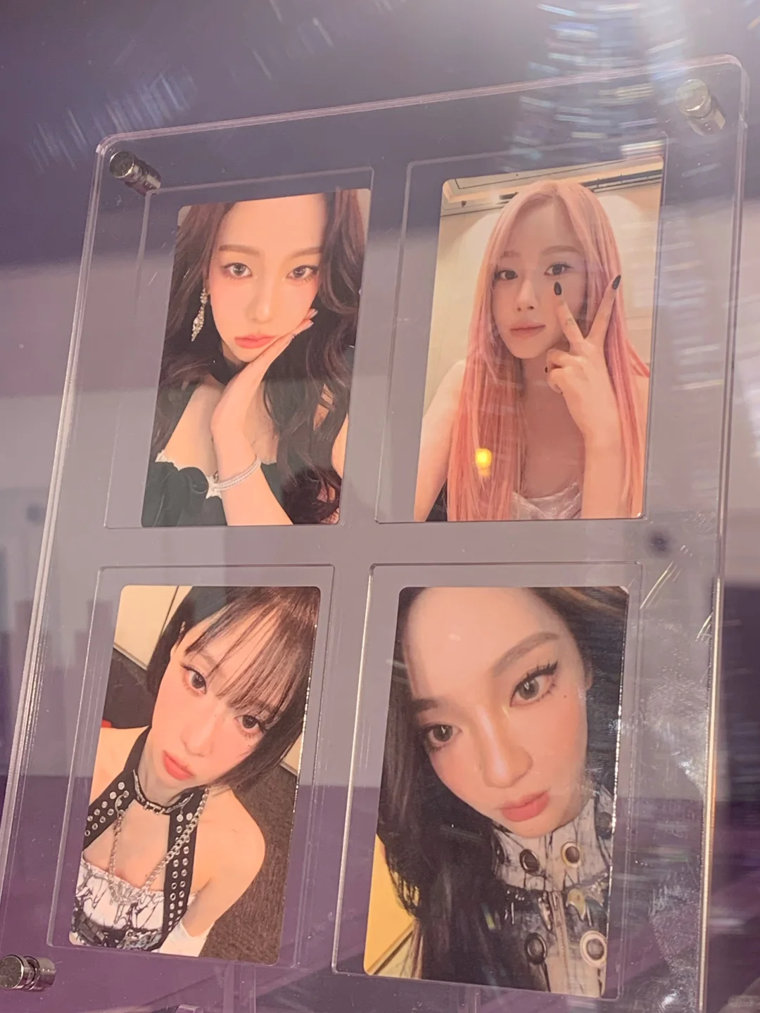 aespa 广州展会小卡翻面