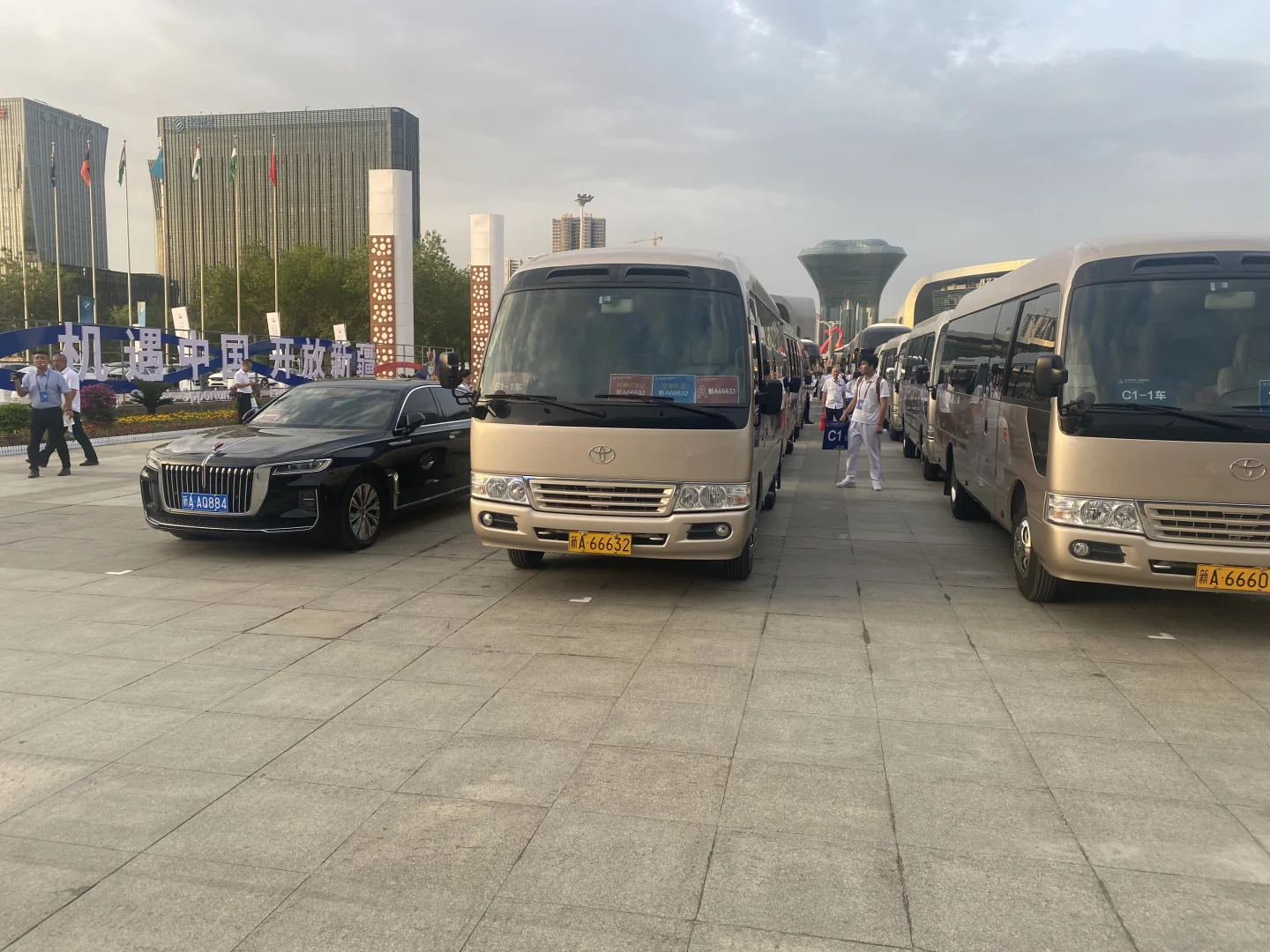 亚欧博览会，国宾接待