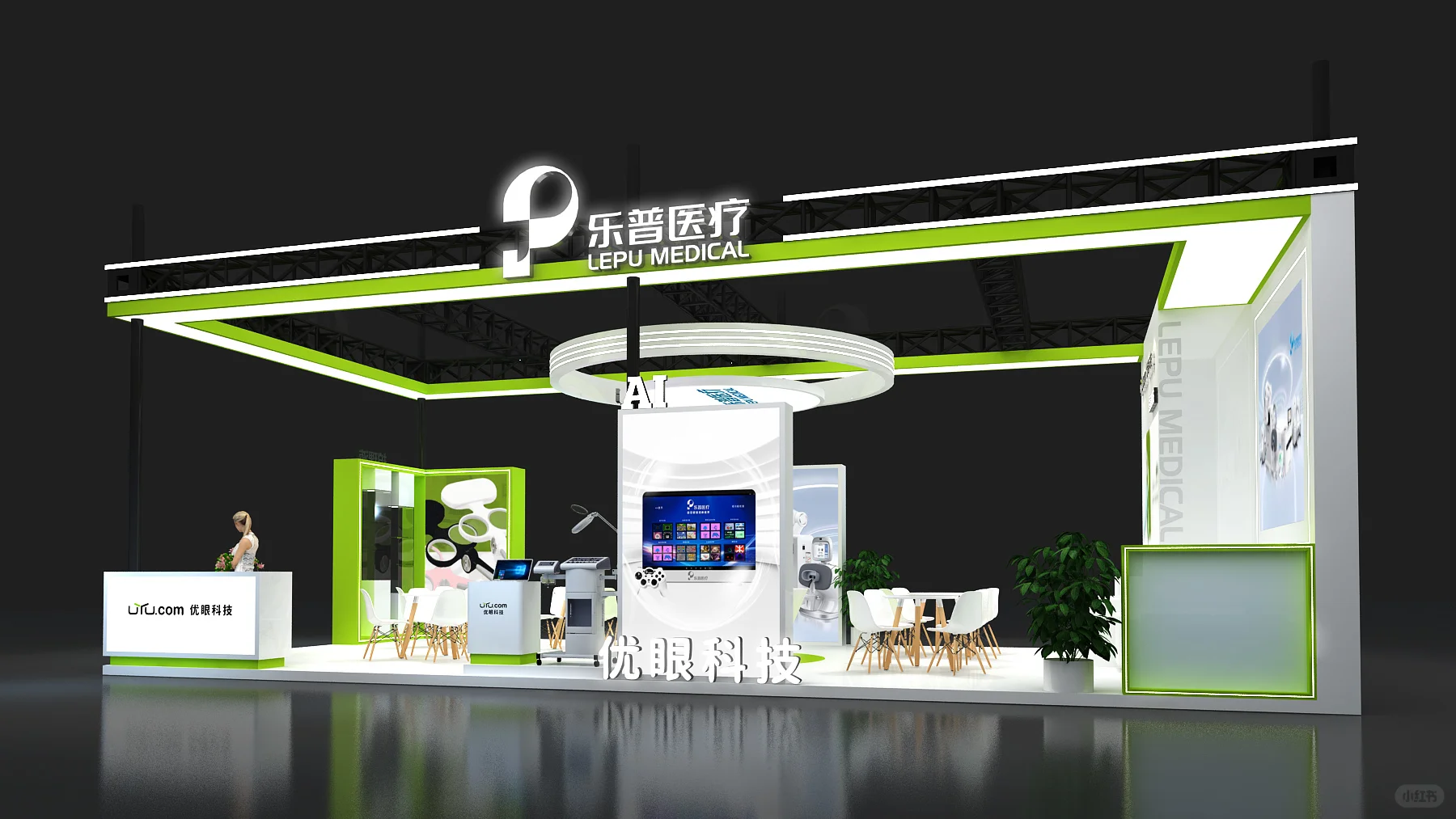 展台案例分享｜大气门头展台