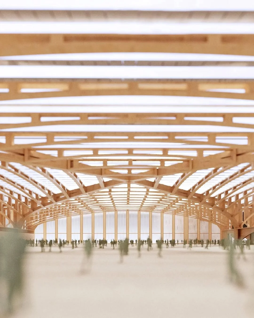 木梁交错展巧思，圆环会展藏新意