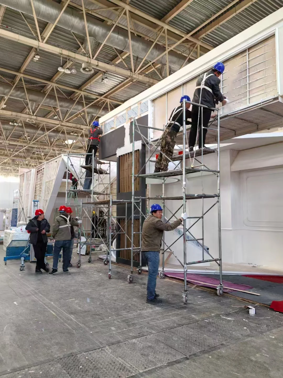 北京国际家居产业博览会展台搭建现场直击！