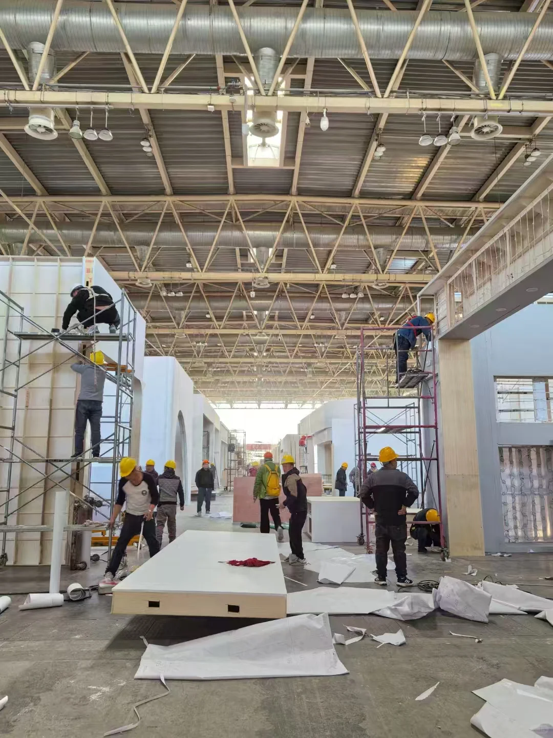 北京国际家居产业博览会展台搭建现场直击！