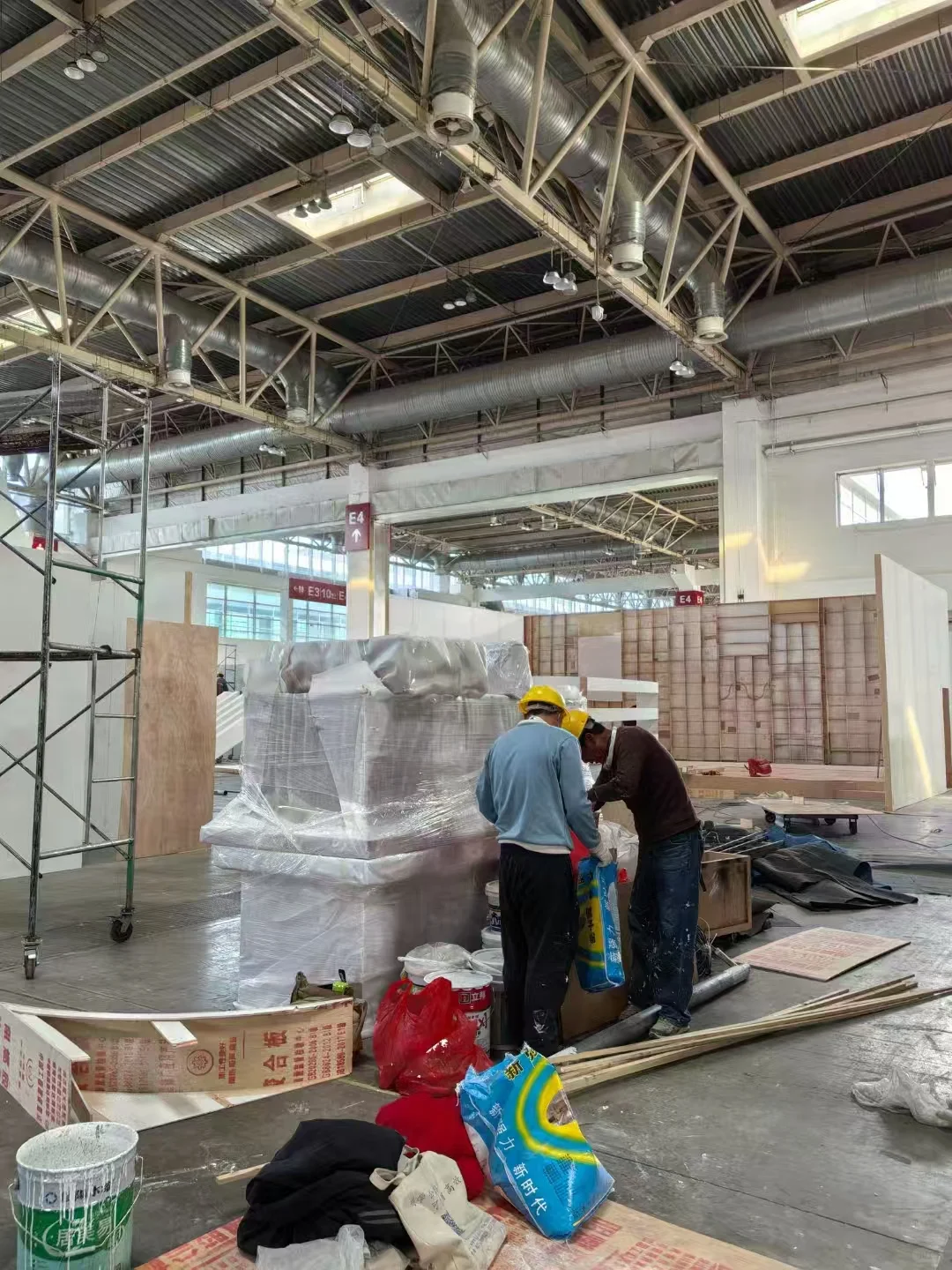 北京国际家居产业博览会展台搭建现场直击！