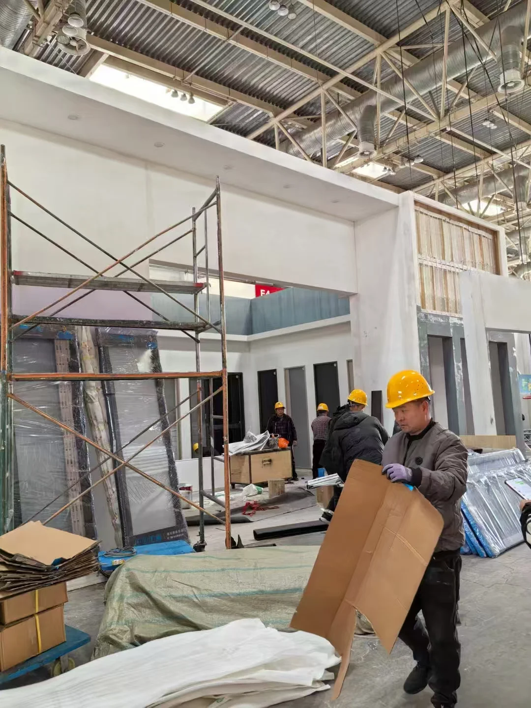 北京国际家居产业博览会展台搭建现场直击！