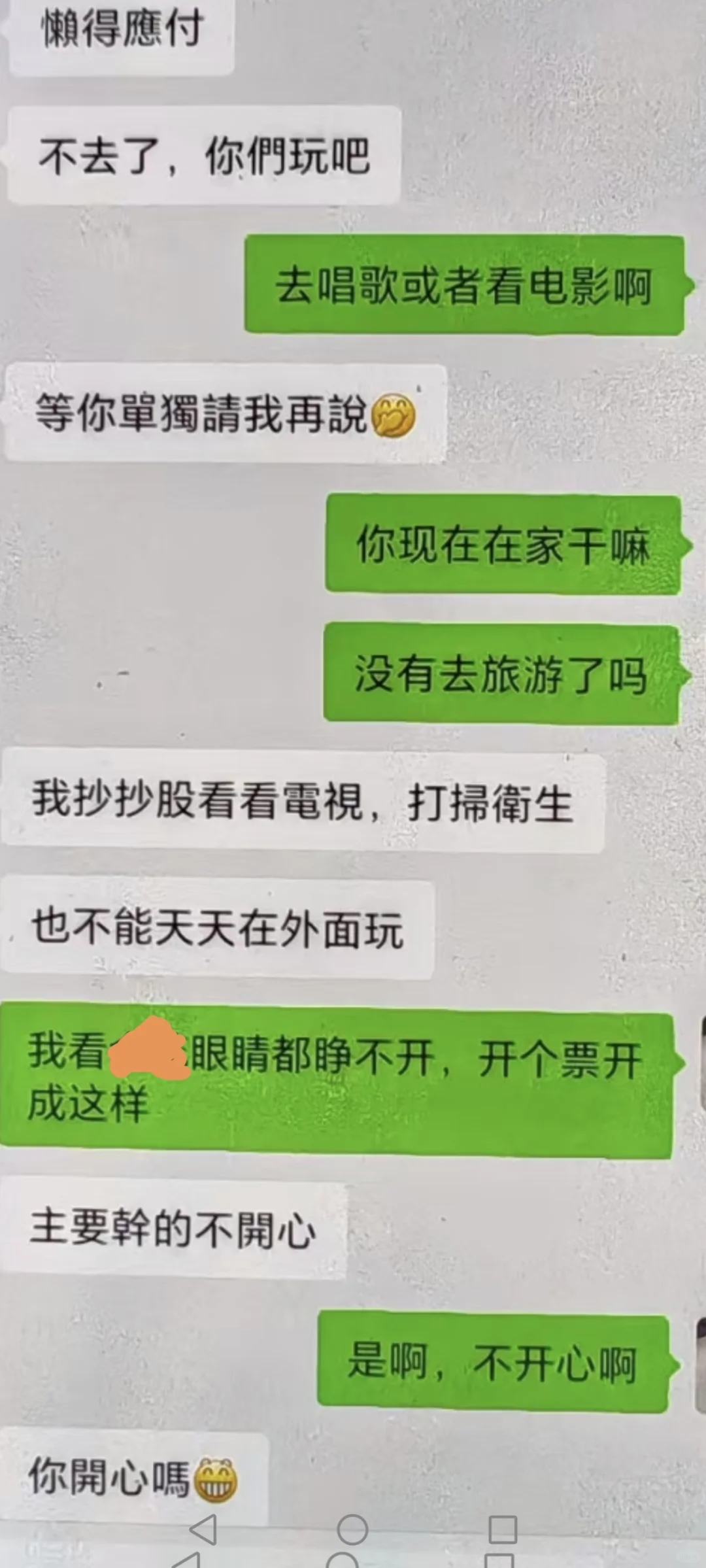 老公和女同事的对话，是我太敏感了吗？