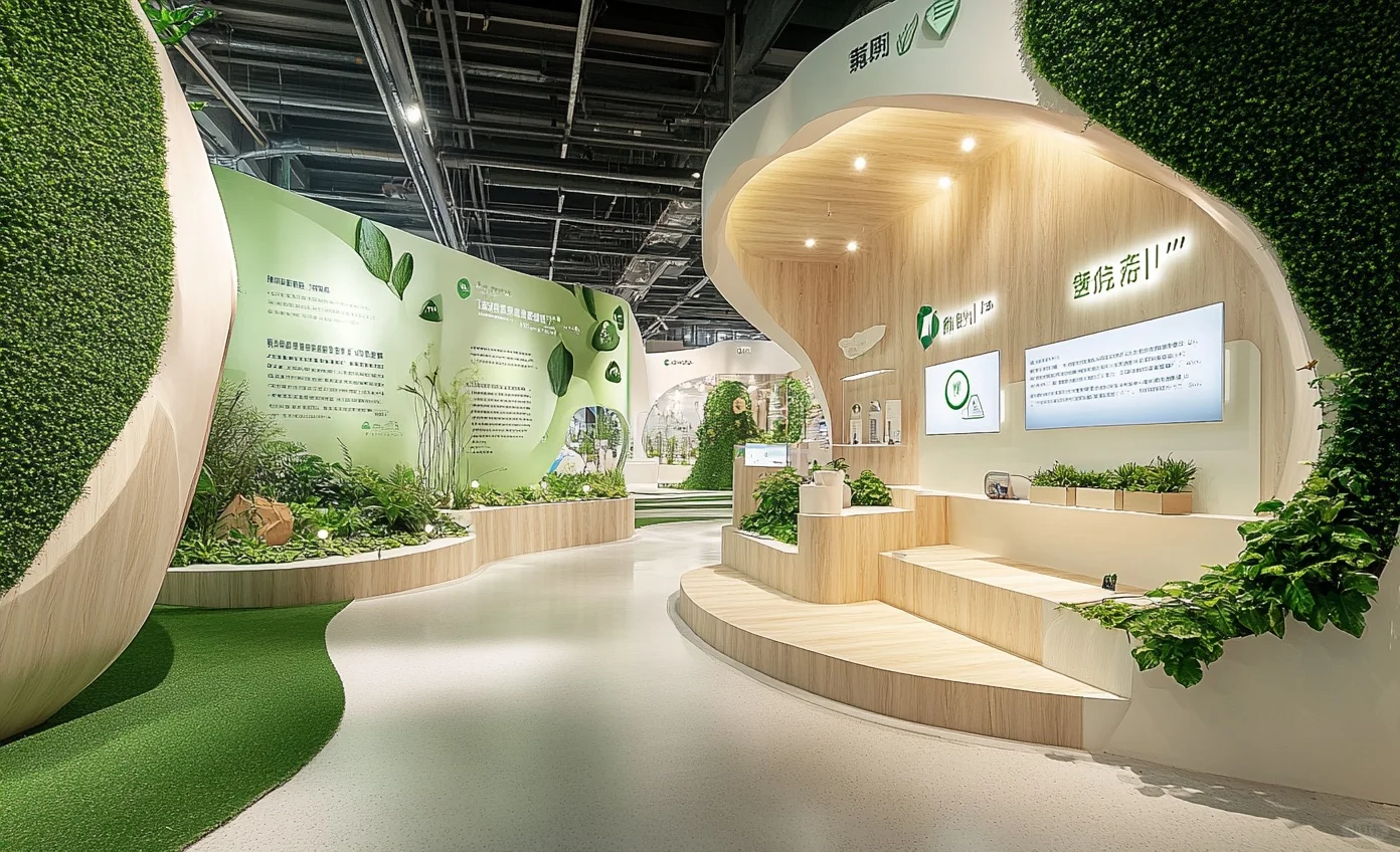 展览设计展台实景，沉浸式还原⭐️