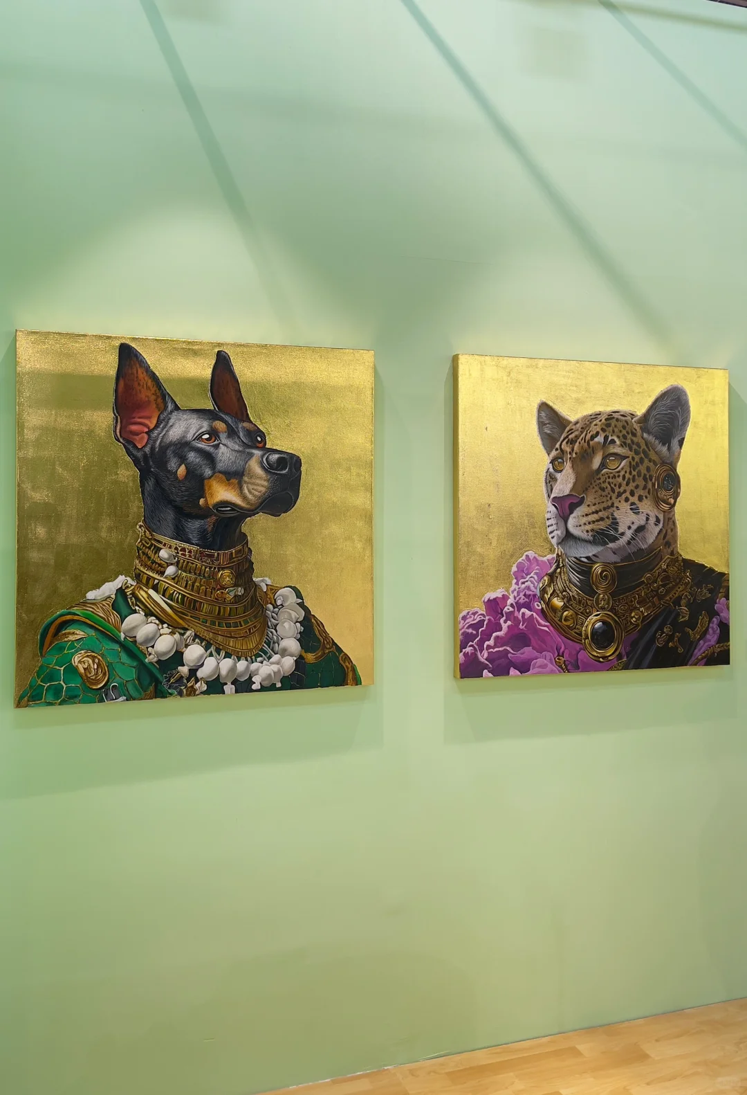 带我们艺术家的作品参加一个不一样的展会