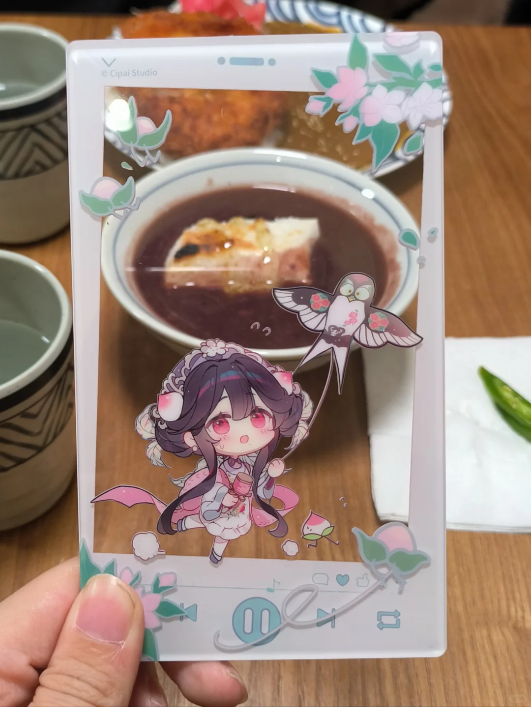 带桃妹出来吃饭啦