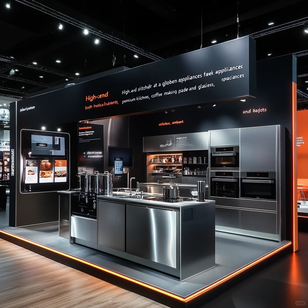 029｜挑战100天100套展台案例｜高端厨房家电