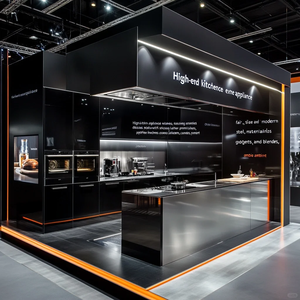 029｜挑战100天100套展台案例｜高端厨房家电