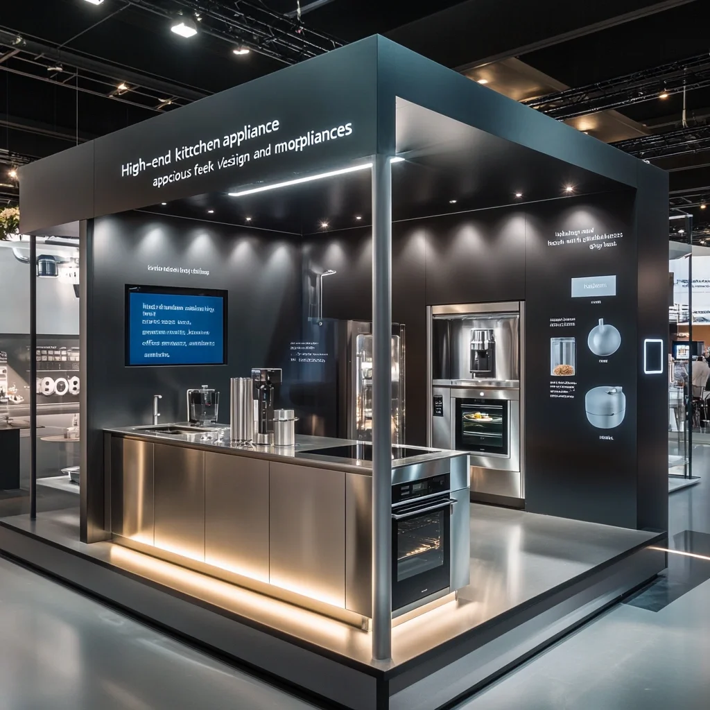 029｜挑战100天100套展台案例｜高端厨房家电