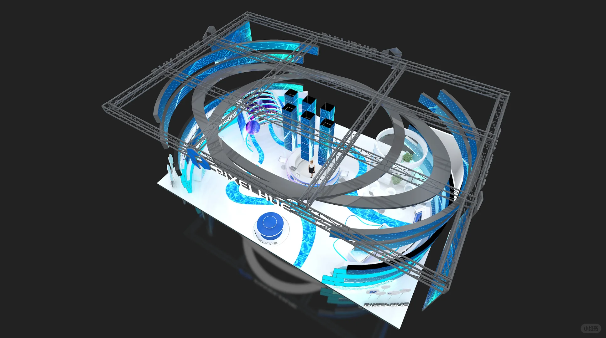一个很酷的展览设计！！！