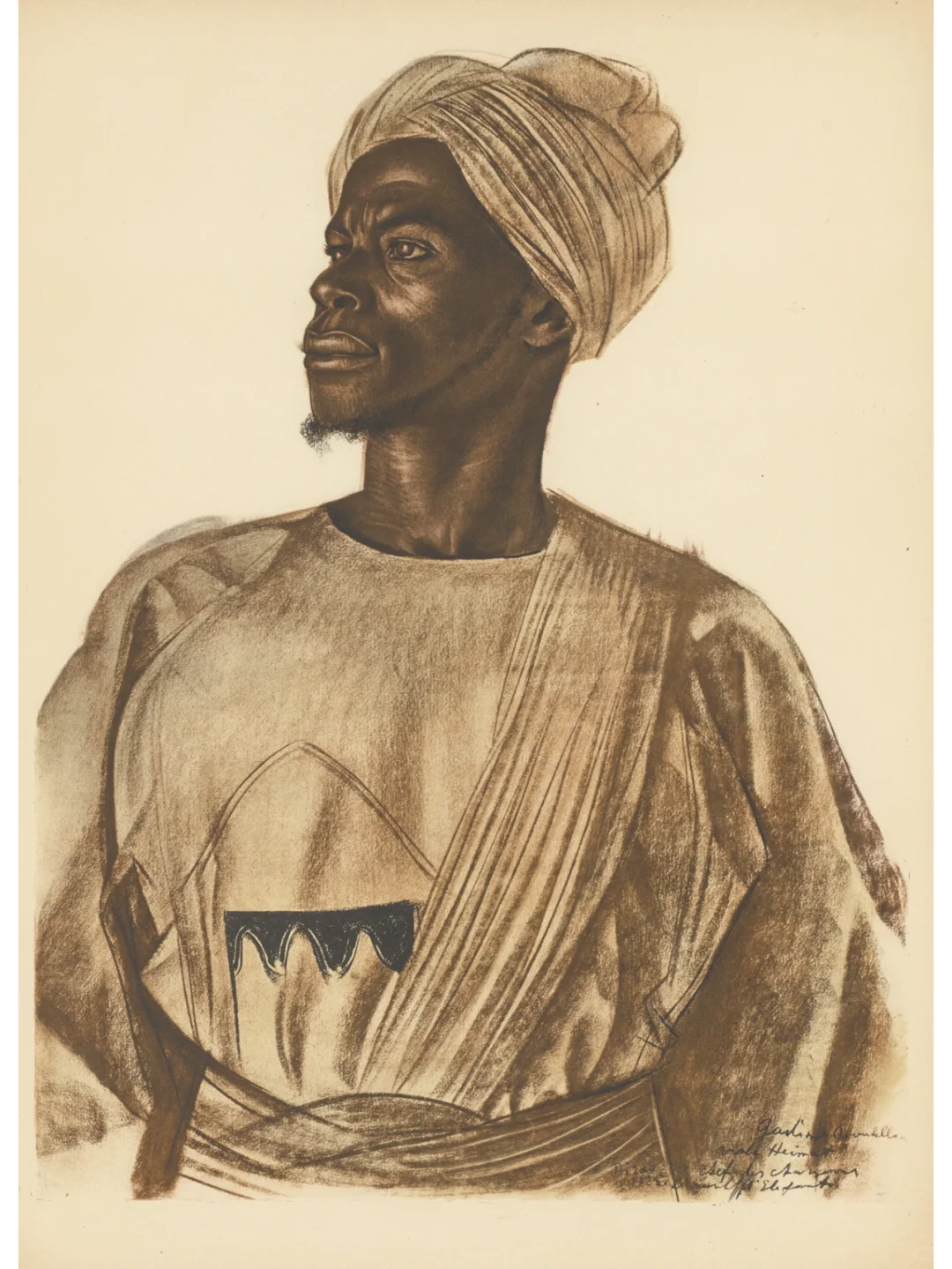 深肤色的头像应该怎么绘画