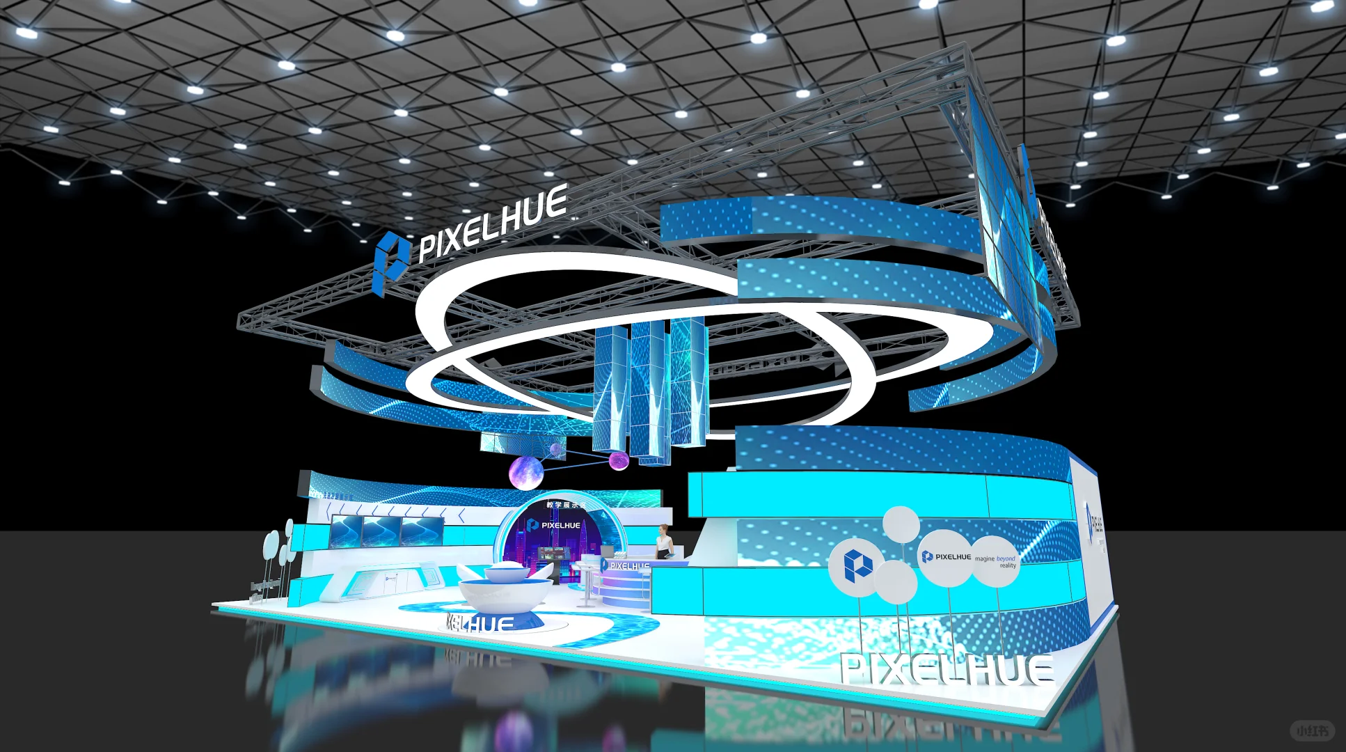 一个很酷的展览设计！！！