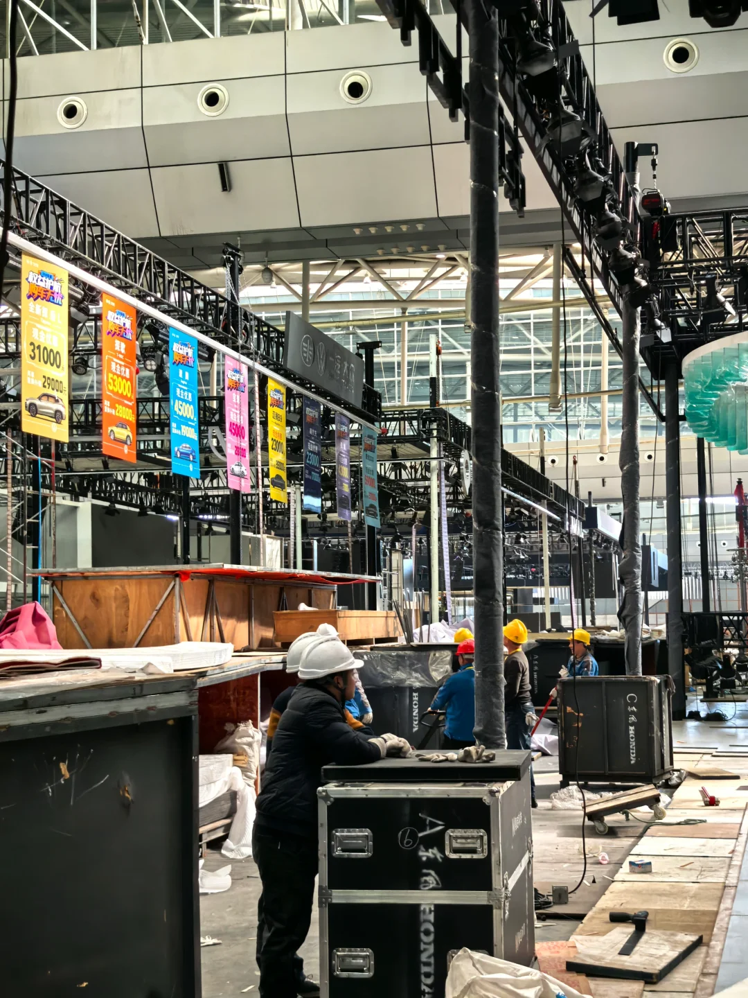 一镜到底的现场搭建过程！