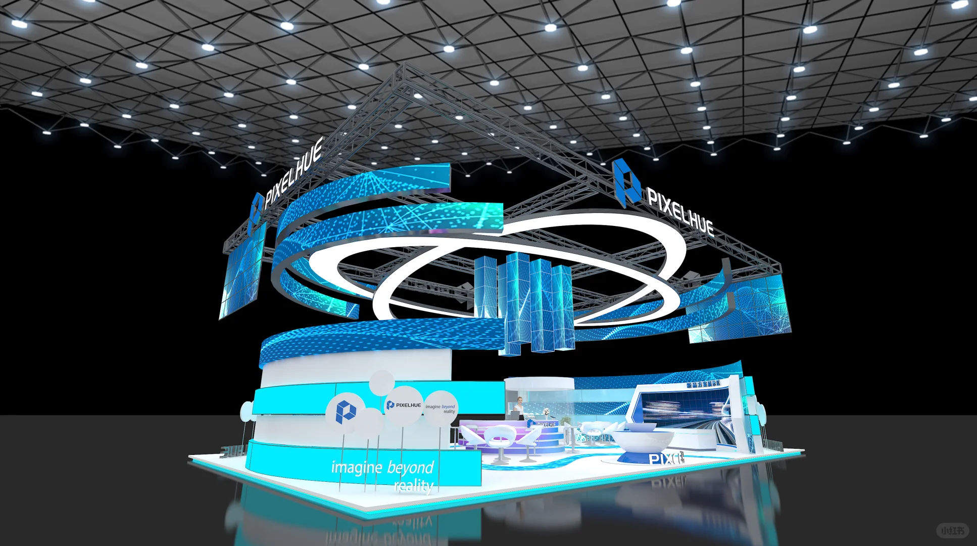 一个很酷的展览设计！！！