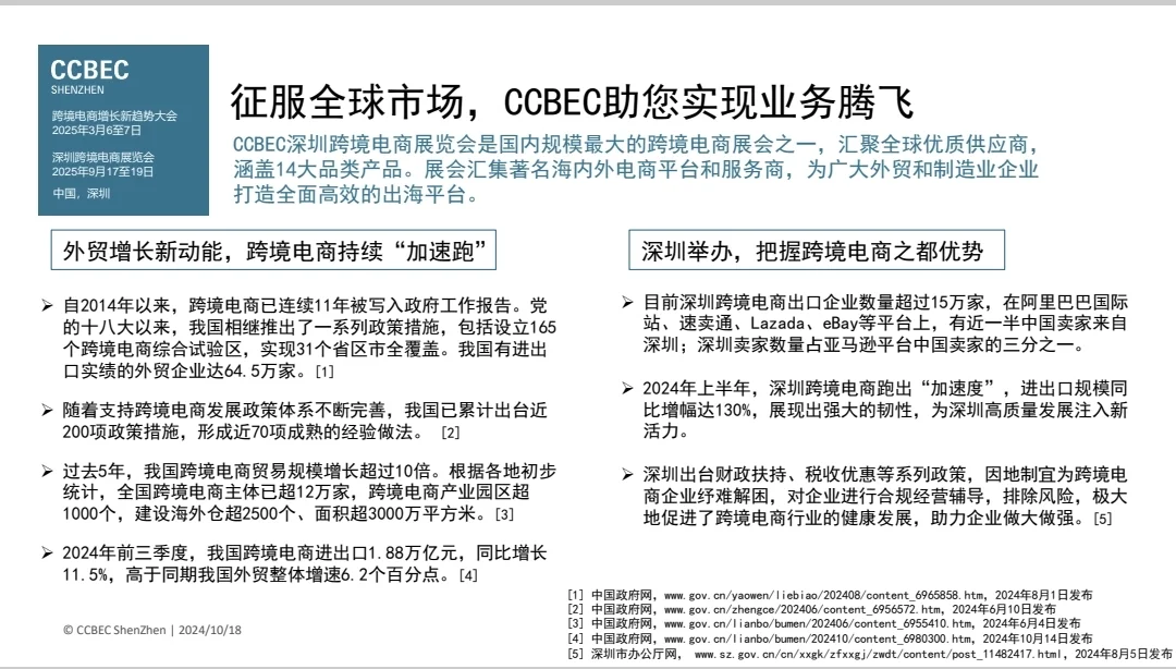 CCBEC深圳跨境电商展览会火热招商中!
