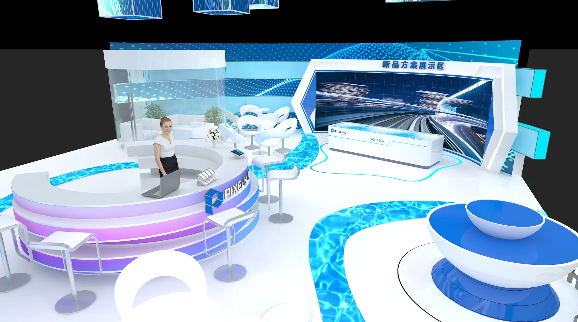 一个很酷的展览设计！！！