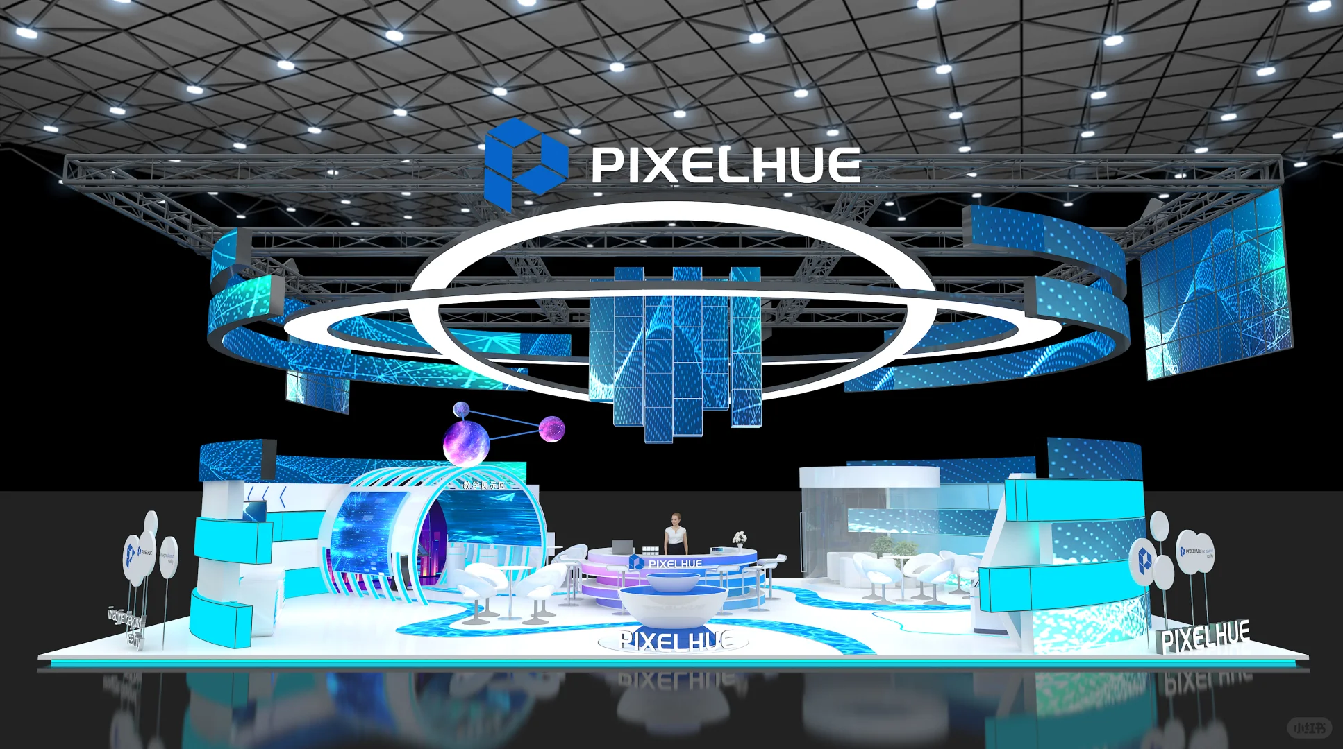 一个很酷的展览设计！！！