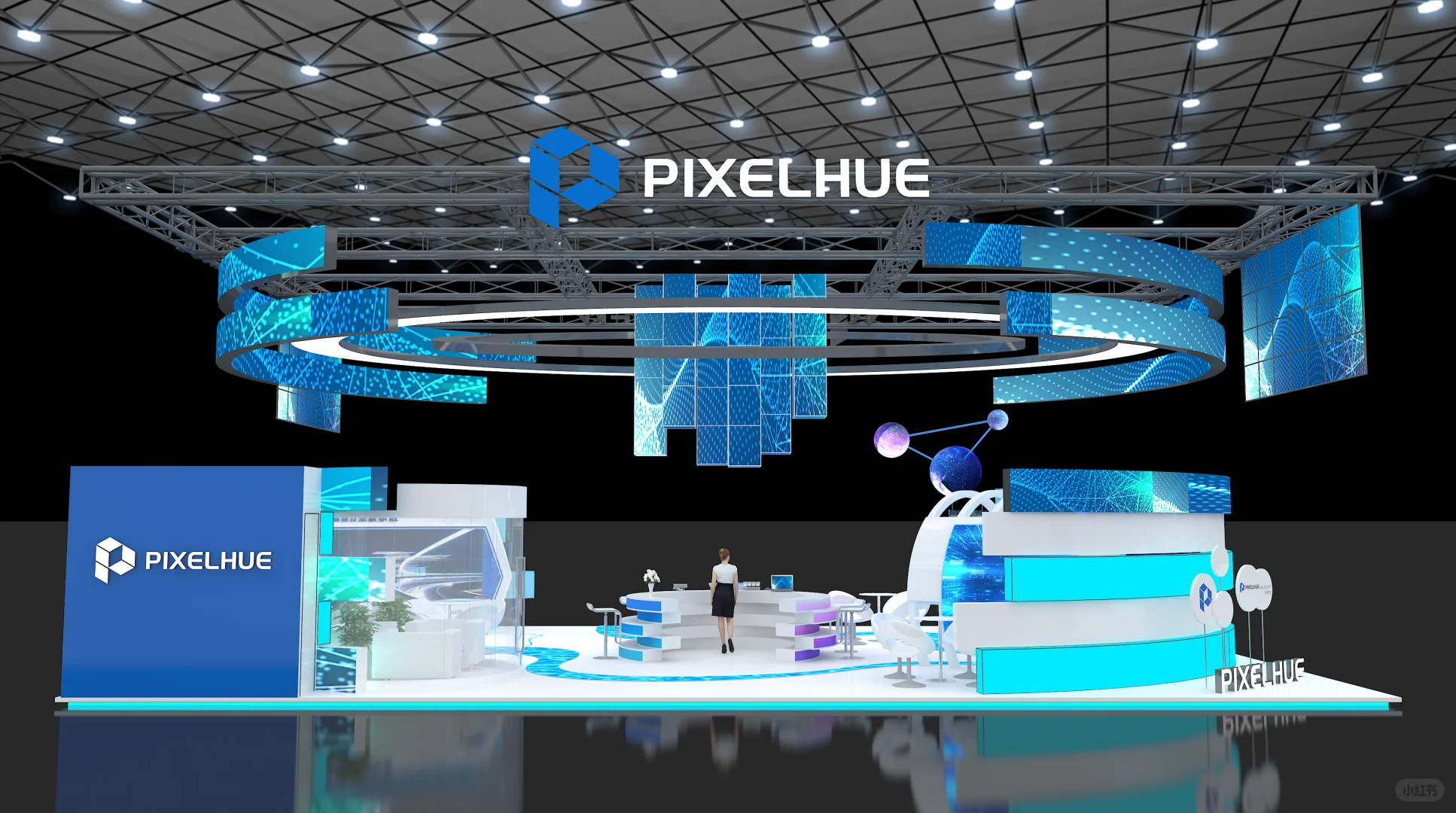 一个很酷的展览设计！！！