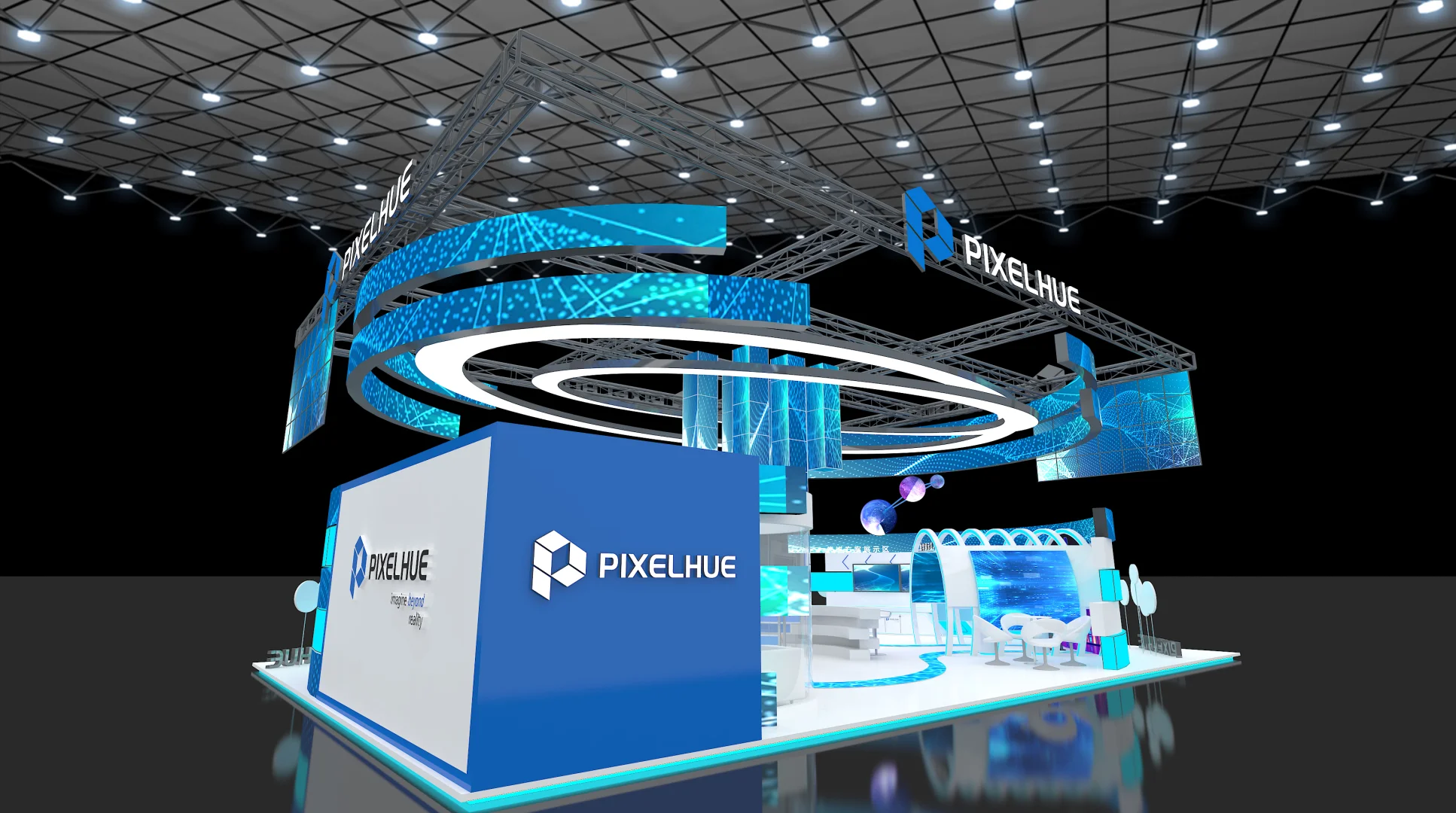 一个很酷的展览设计！！！