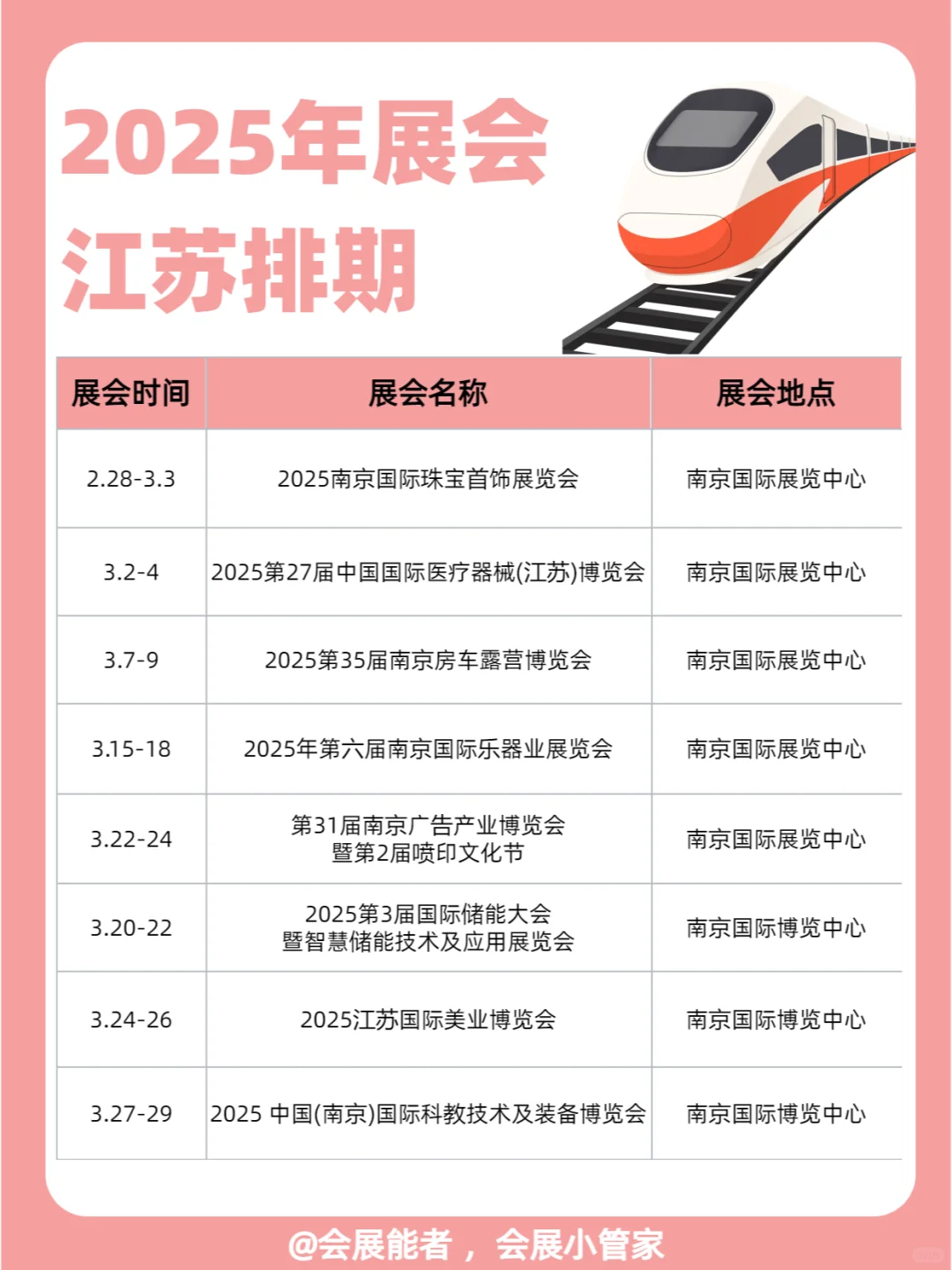 3月江苏展会排期速递，精彩一触即发！