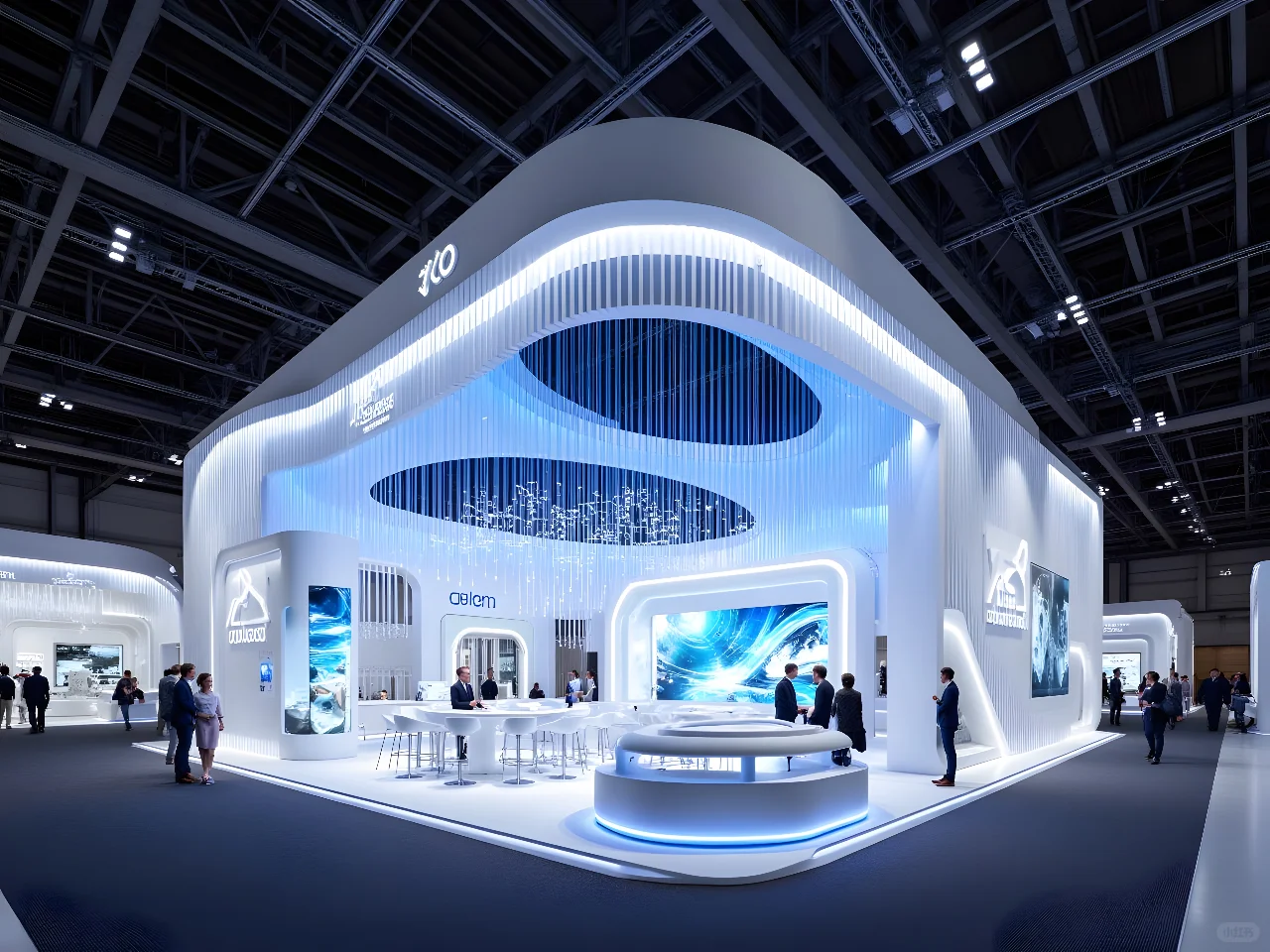 展览设计 FLUX AI生成