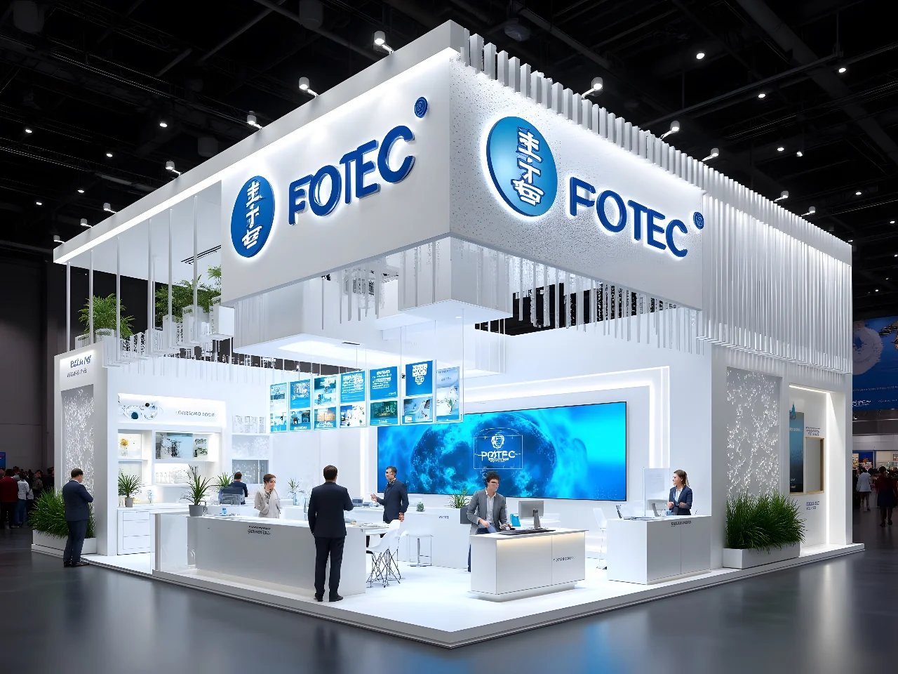 展览设计 FLUX AI生成