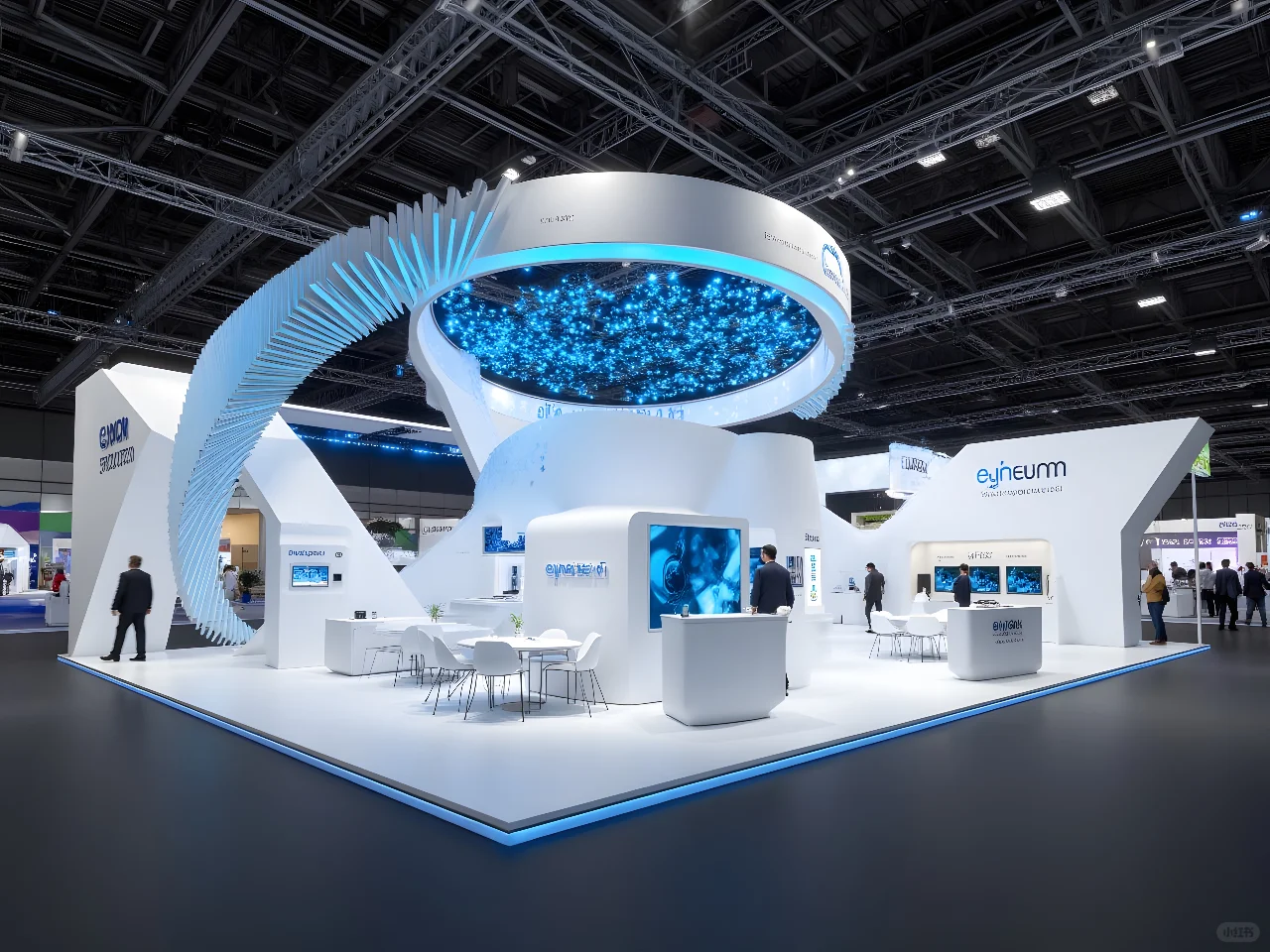 展览设计 FLUX AI生成