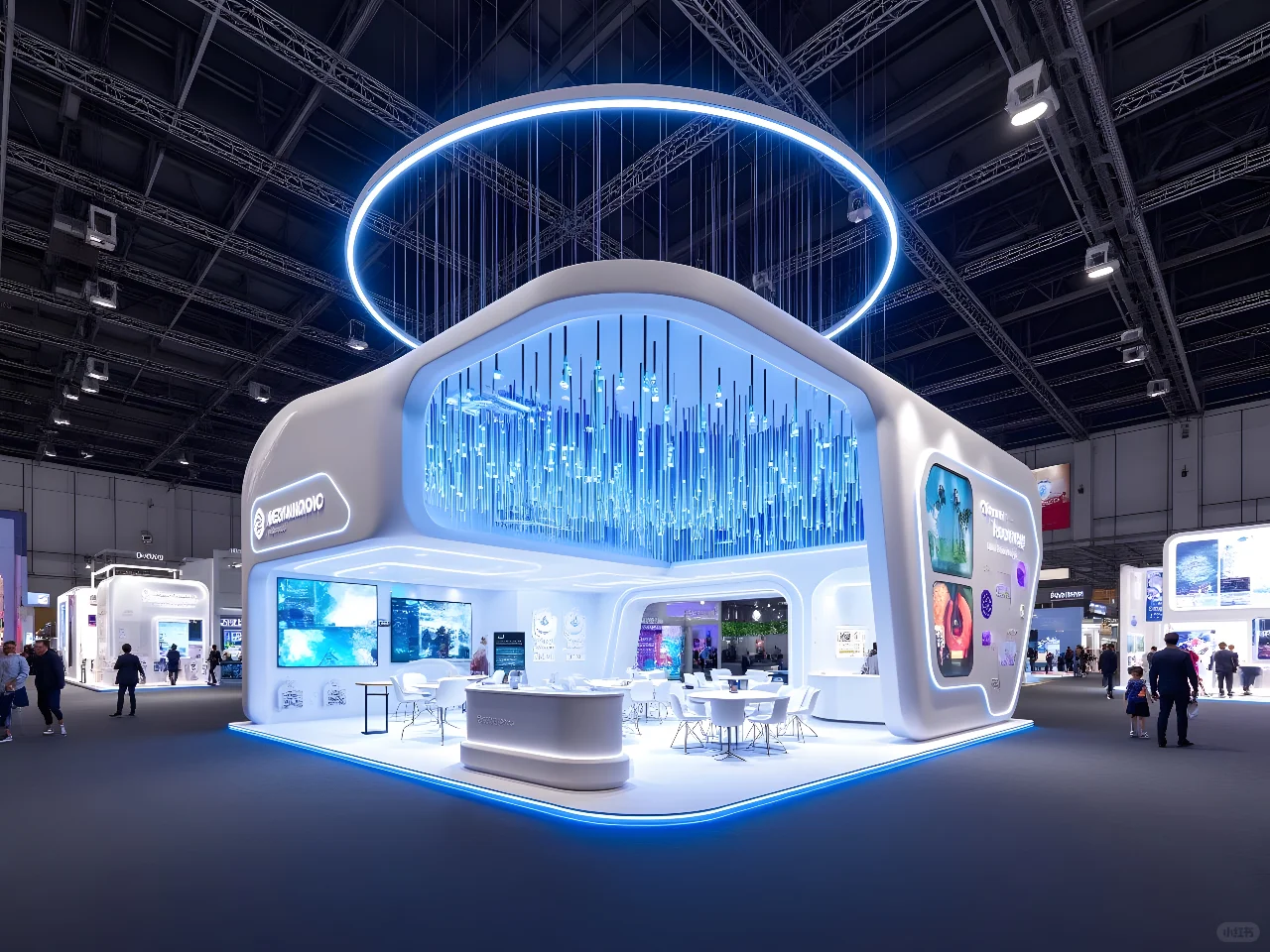 展览设计 FLUX AI生成