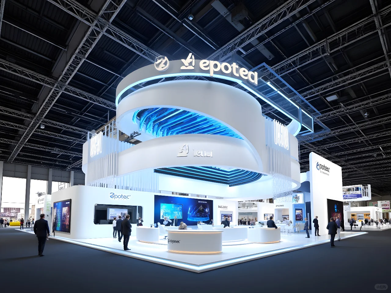 展览设计 FLUX AI生成