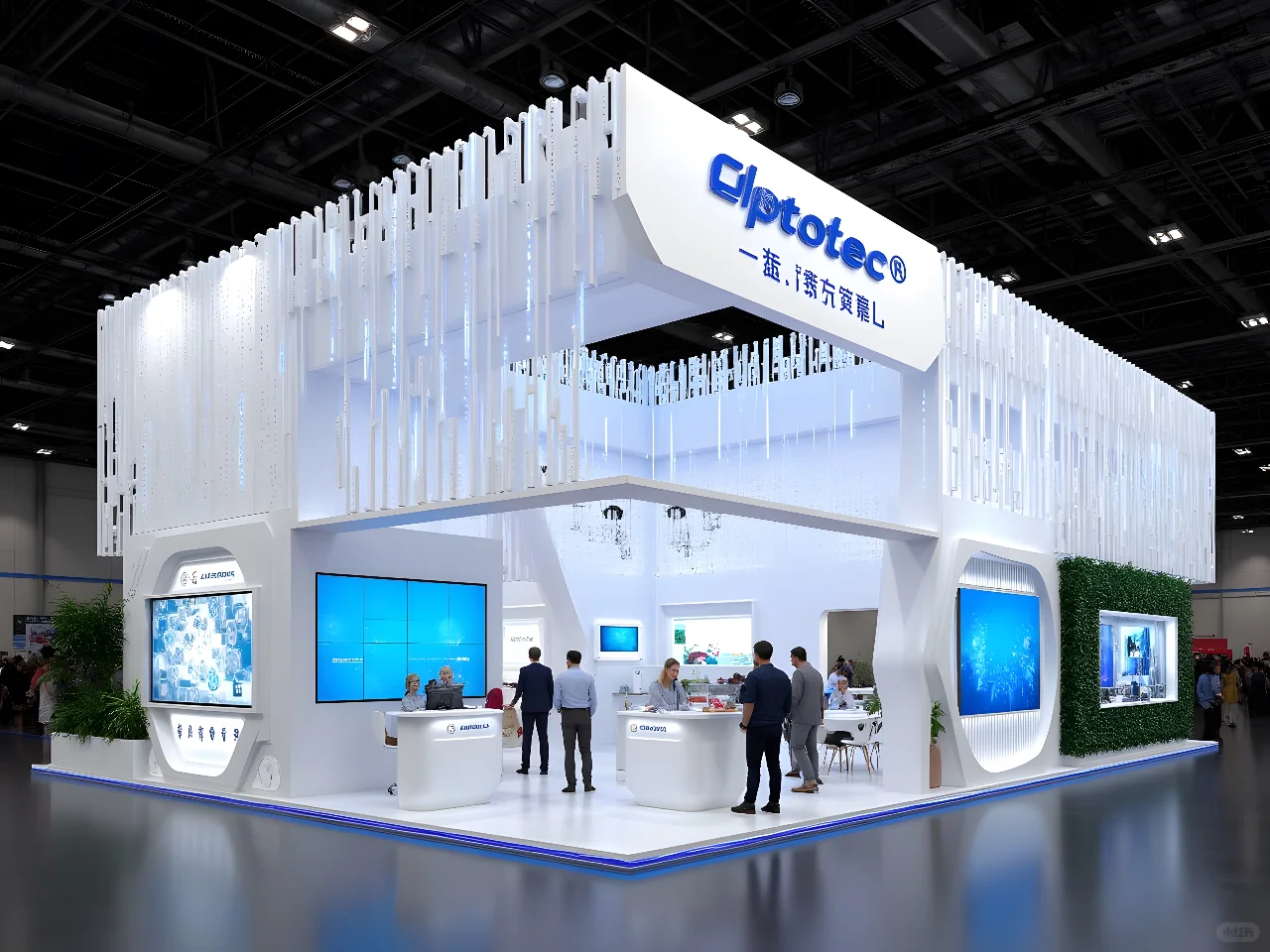 展览设计 FLUX AI生成