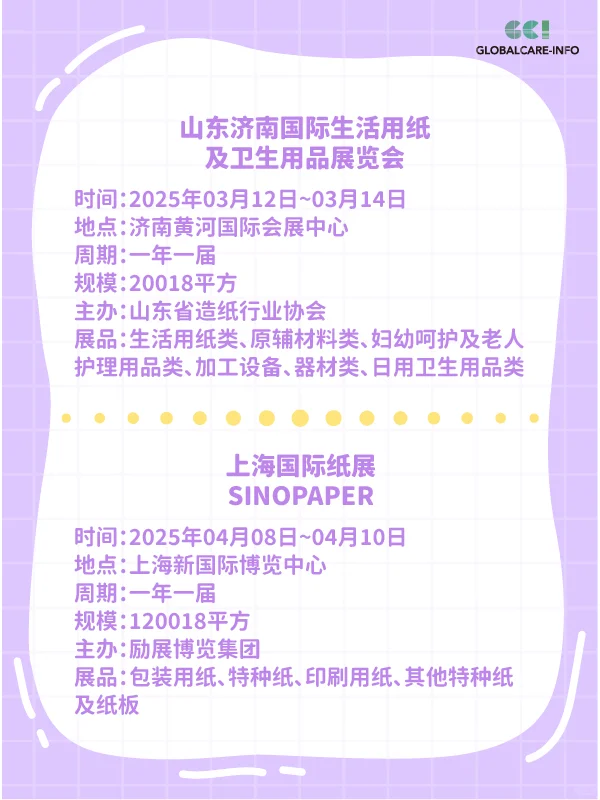 2025年国内纸业展会盘点?