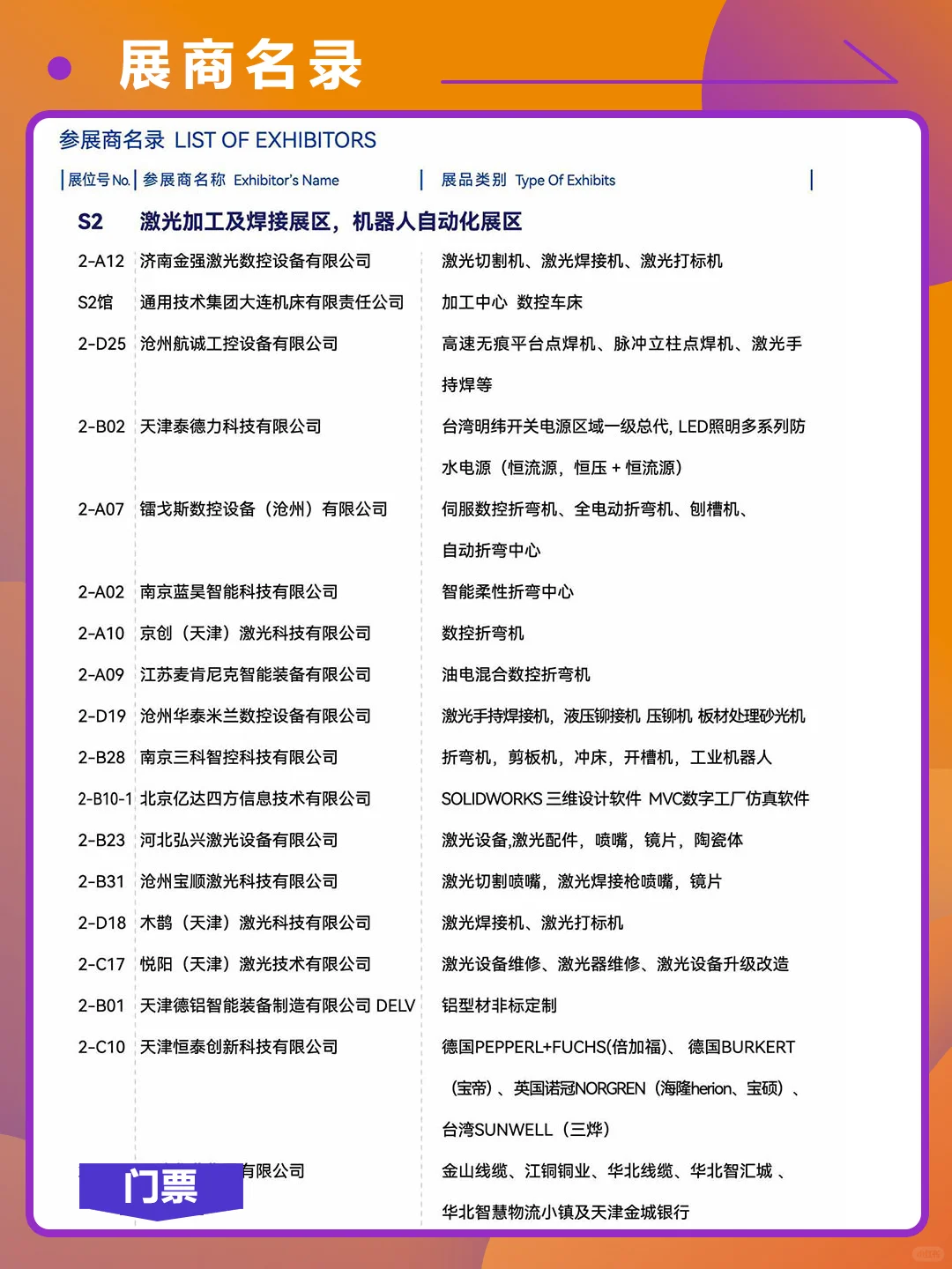 天津工博会-展商名录公布！