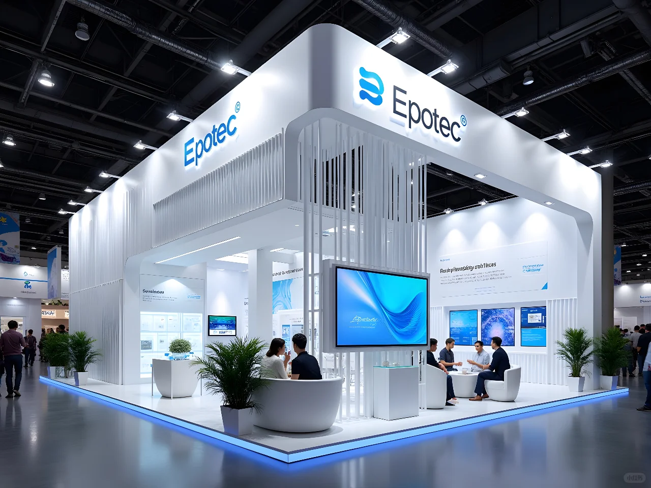 展览设计 FLUX AI生成