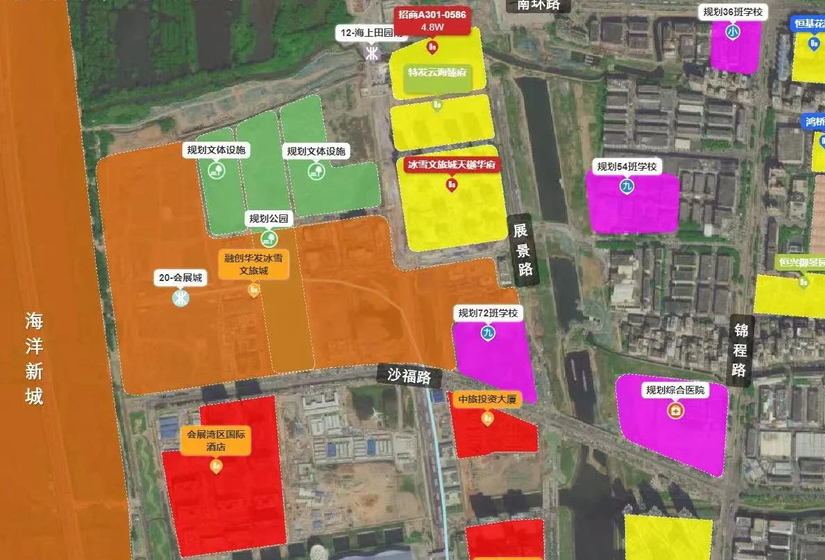 ?会展城片区规划新学校即将启动招标?