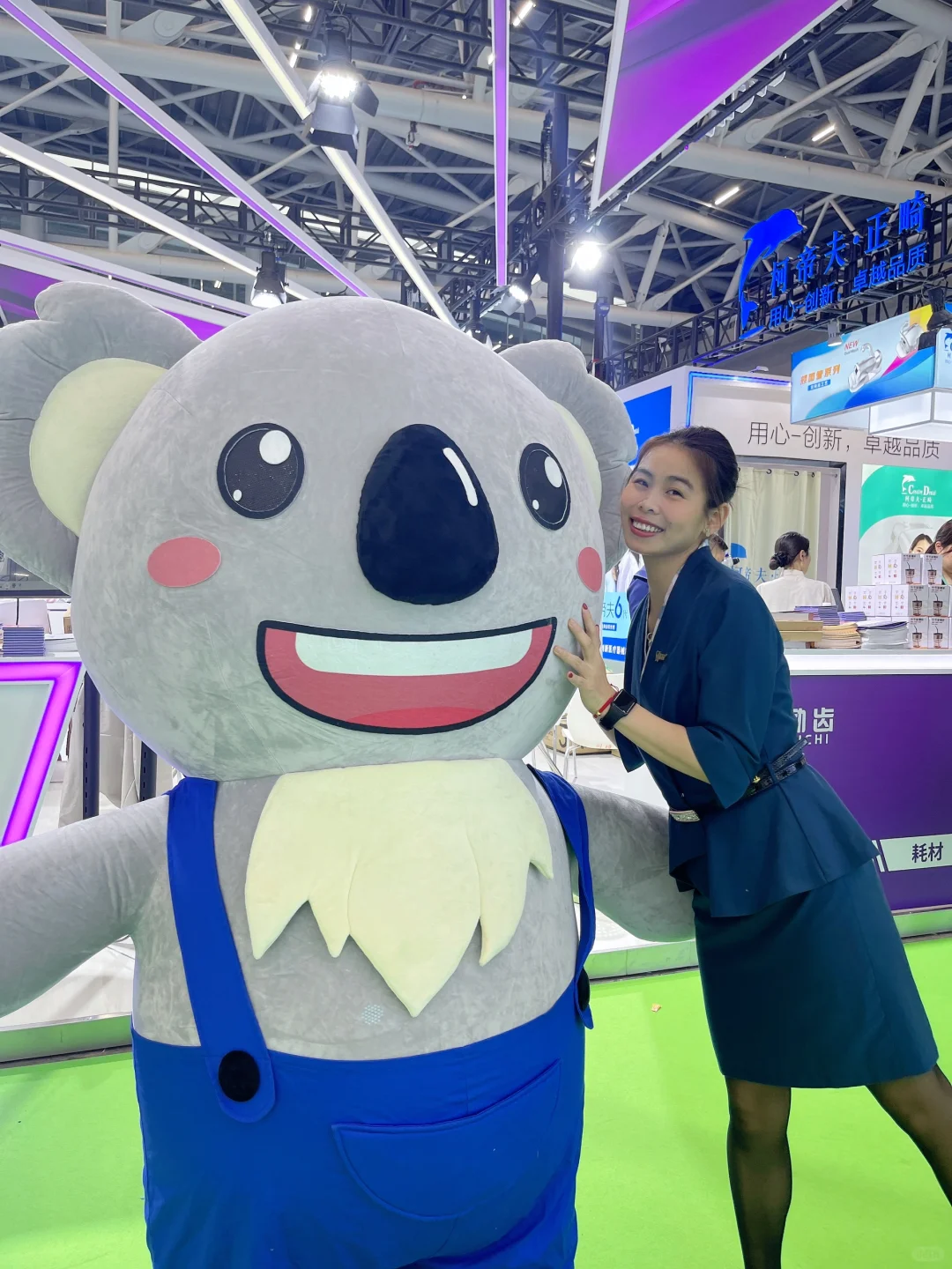 展会上被可爱到的一天?