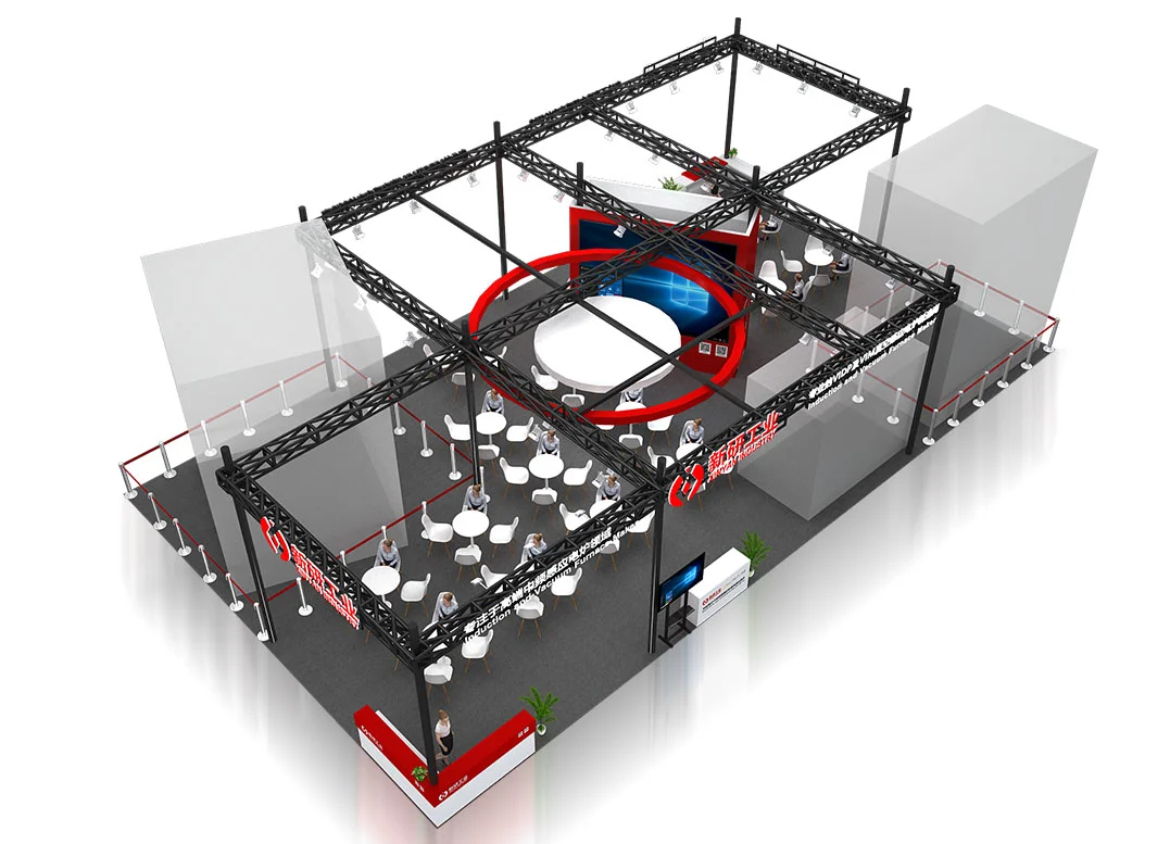 两百多平的展会长什么样呢？带大家看看