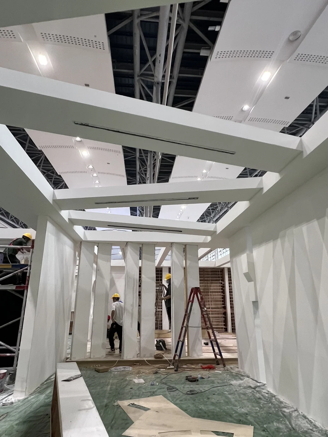 广州家具展搭建第二天