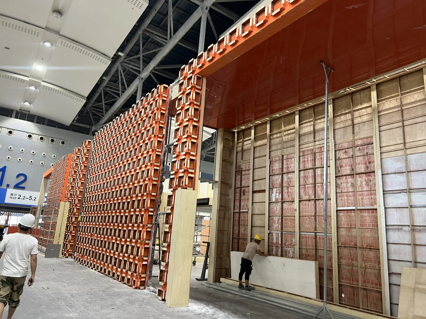 广州家具展搭建第二天