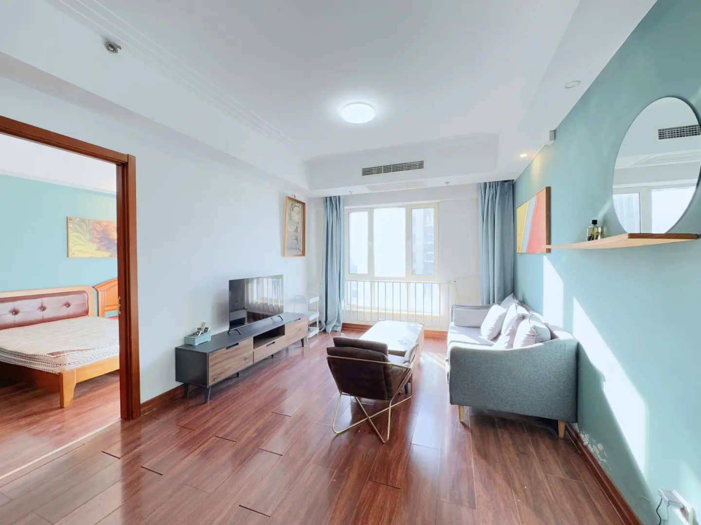 会展誉景一居室西向，71平米，随时看房