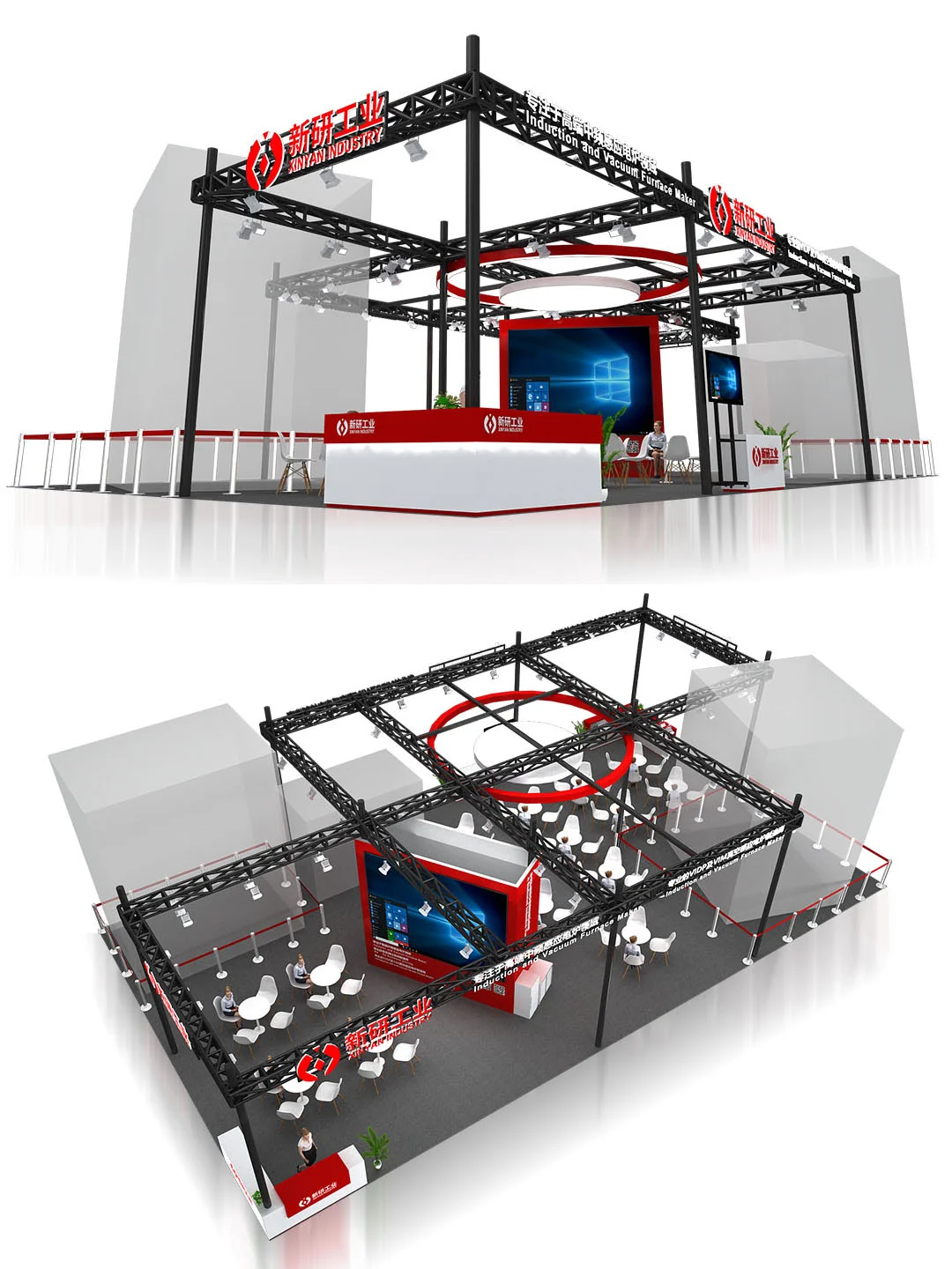 两百多平的展会长什么样呢？带大家看看